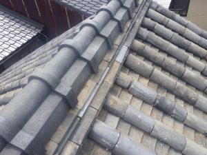 古い蔵の屋根修理（完成編）京都市上京区④