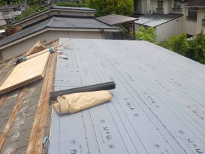 屋根修理（カバー工法）　京都市伏見区(3)