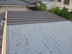 屋根修理（カバー工法）　京都市伏見区④