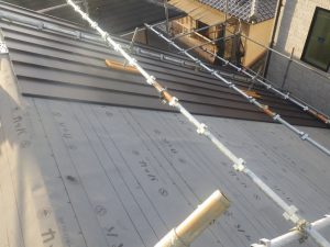 京都市右京区　新築の屋根工事④