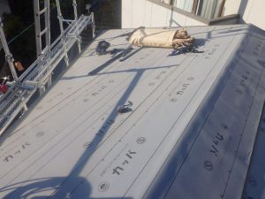 屋根瓦の補修・屋根葺き替え工事　⑤（京都市北区）