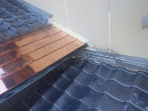 屋根の雨漏り修理　④（京都市伏見区）Y様邸　施工編２