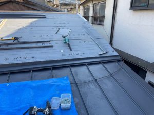 屋根の葺き替え工事　⑥　京都市上京区（施行編）