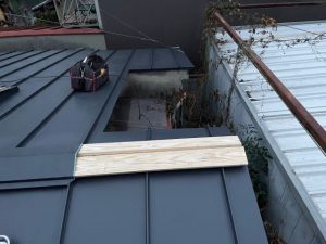 屋根の葺き替え工事　⑧　京都市上京区（施行編）