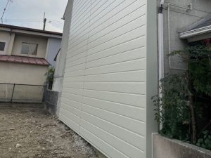 京都市山科区　④　RC鉄筋コンクリート外壁修復（サイディング壁施工）